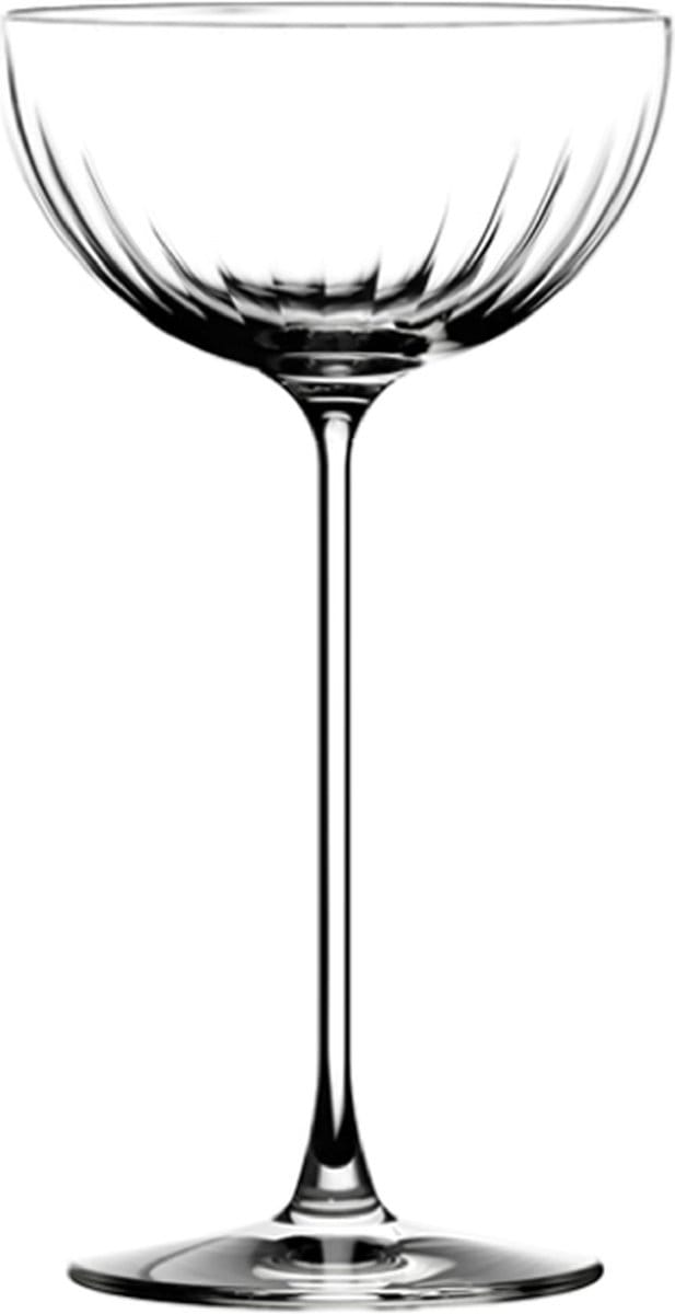 Lehmann Roma Champagnecoupes 22 cl / 220 ml | Set van 6 Stuks | Champagneglazen voor Champagne en Cocktails | Kristal | Vaatwasserbestendig