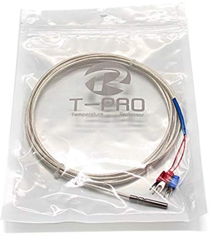 Drie-draads Temperatuursensor PT100 Roestvrij Stalen Sonde -50℃ tot 200℃