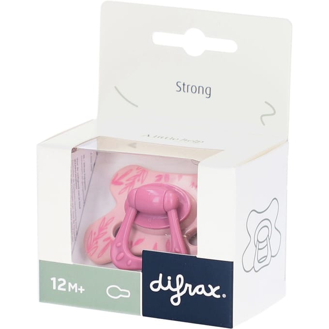 Difrax fopspeen little venture 12.maanden Light Pinkshade unisex