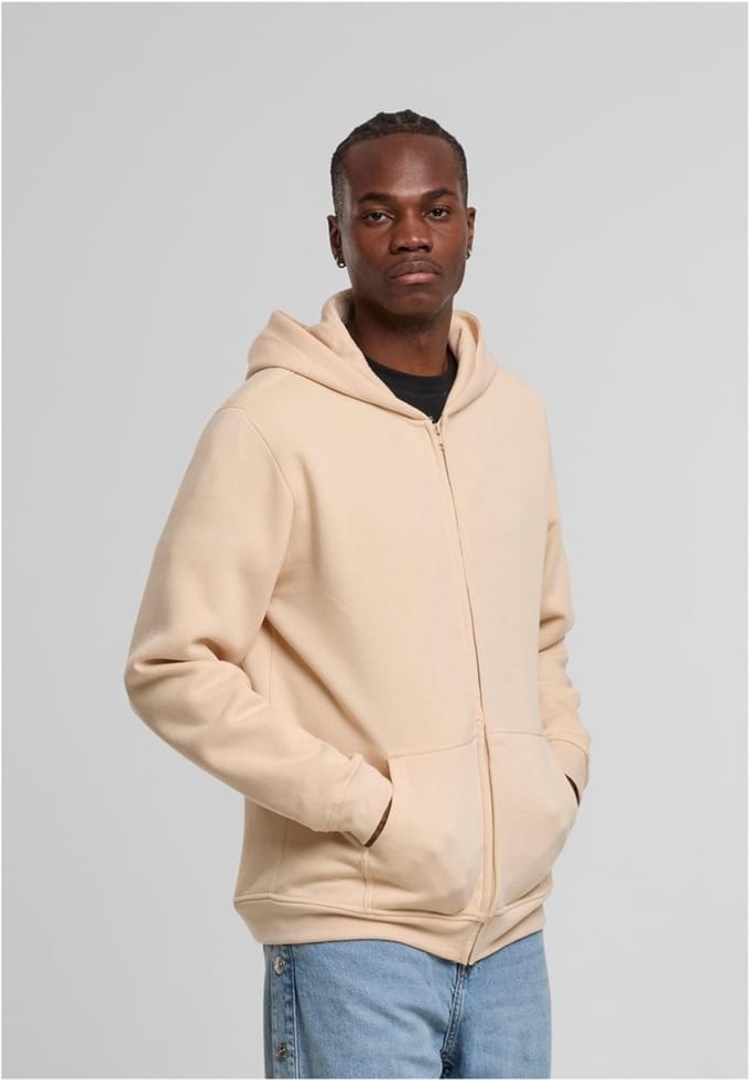 Urban Classics - Basic Essential Vest met capuchon - M - Creme