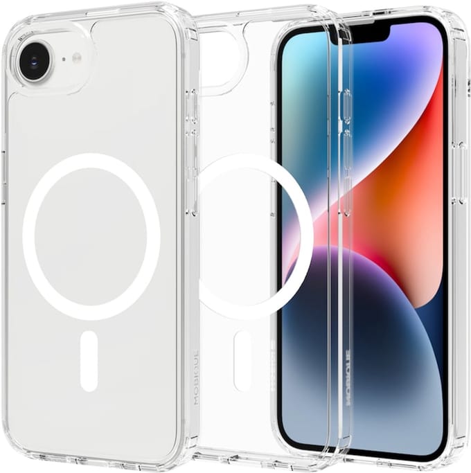 Mobile5 - Apple iPhone 16E - Hoesje - Transparant - Geschikt voor Magsafe