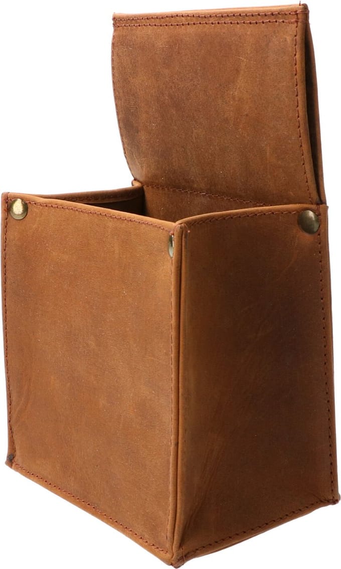 Lederen Horeca Pin holster | Bruin | Holster voor Horeca schort | Bruin | Cahore Lederwaren Danielle