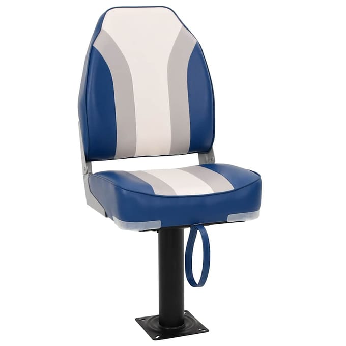 vidaXL - Bootstoelen - inklapbaar - 2 - st - met - hoge - rugleuning