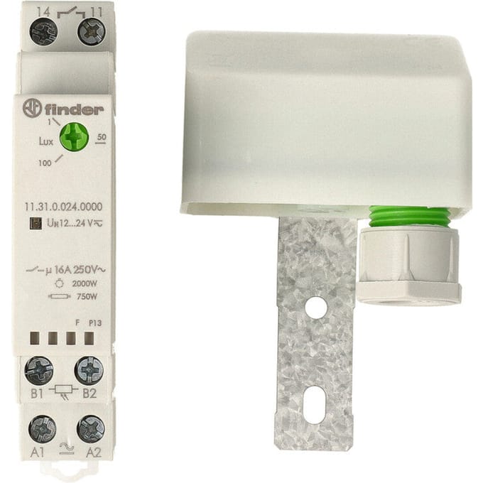 Finder 11 Schemerschakelaar voor DIN-rail - 11.31.0.024.0000 - E34TQ