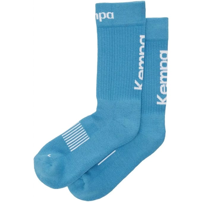 Kempa Logo Classic Sokken - Lichtblauw / Wit - maat 41-45