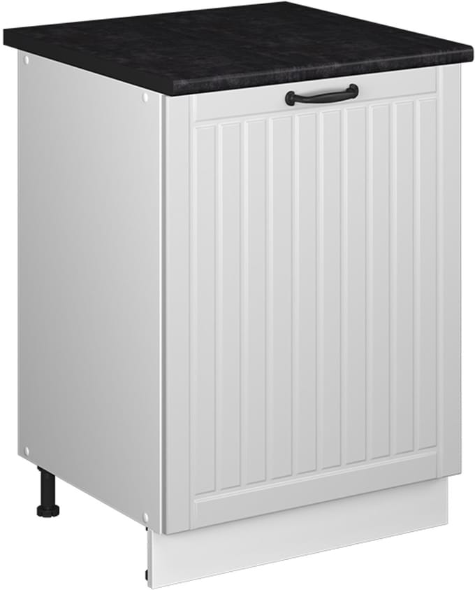 Vicco Wastafelkast Fame-Line, Wit Landhuis/Wit, 60 cm