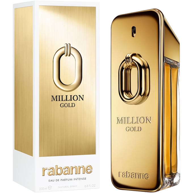 Paco Rabanne Million Gold Parfum Intense voor heren - 200ml