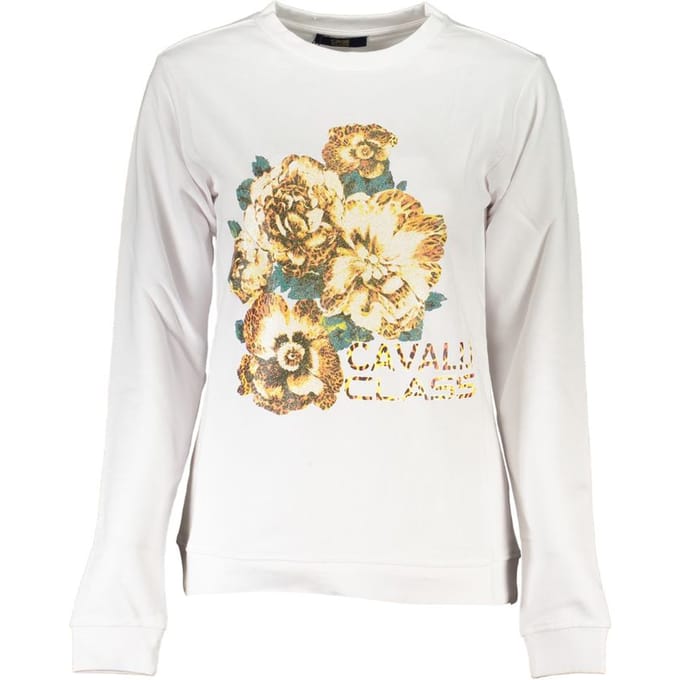 Bloemenprint Sweatshirt Lange Mouwen Ronde Hals