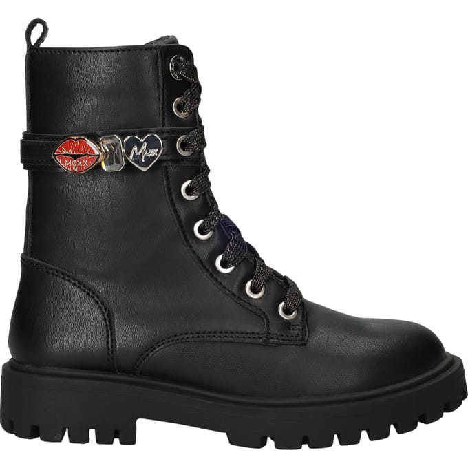 Mexx Veterboots - Meisjes - Zwart - Maat:29