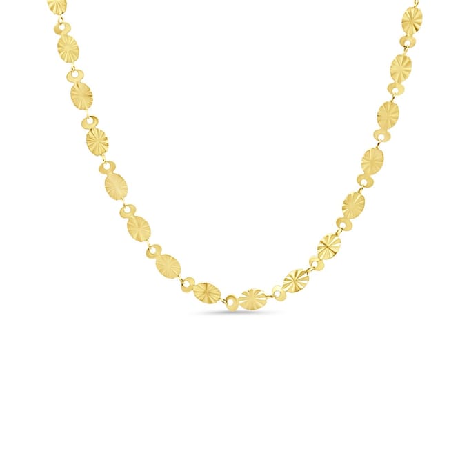 CO88 Collection - 8CN-26479 - elementen ketting vrouwen - 4.5 mm - 38+5 cm - goudkleurig