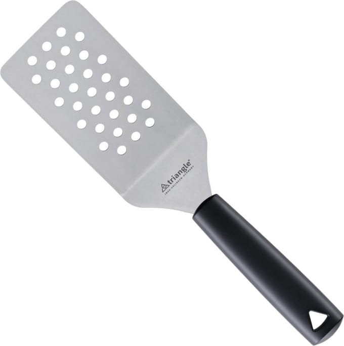 Triangle Paletmes met Knik en Gaatjes – 10 cm RVS – Zwart met Ophangsysteem