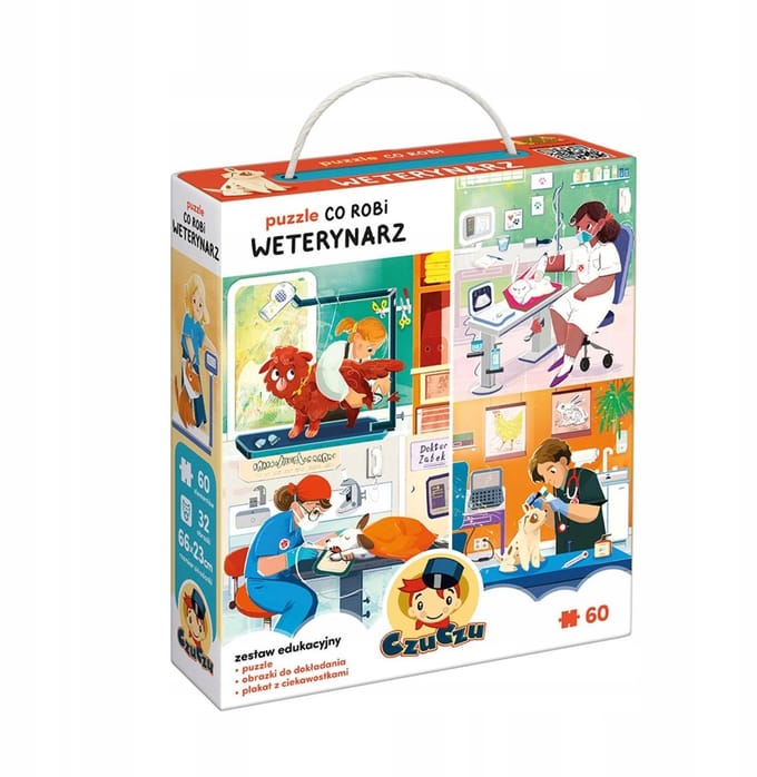CzuCzu Dierenarts Puzzel - 60 Stukken