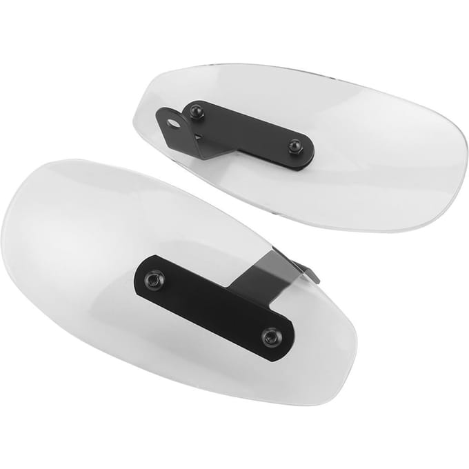 10mm Universele Motorfiets Handbeschermer Acryl Motorfiets Stuur Windscherm Geschikt voor white