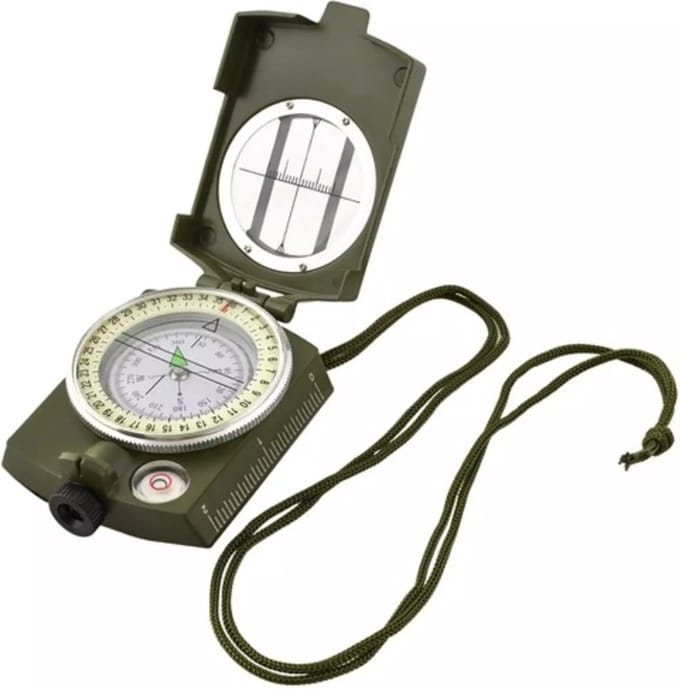 Survival kompas - Glow in the dark - Met hoes