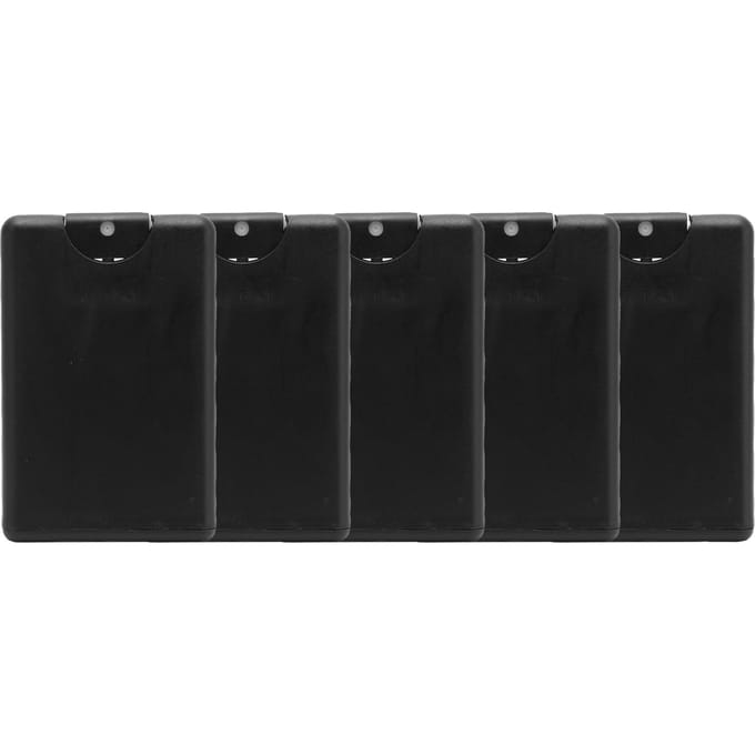 5 stuks Hervulbare Parfum Verstuiver Fles Mini Draagbare Hervulbare Parfum Spray voor Reizen 20ml black