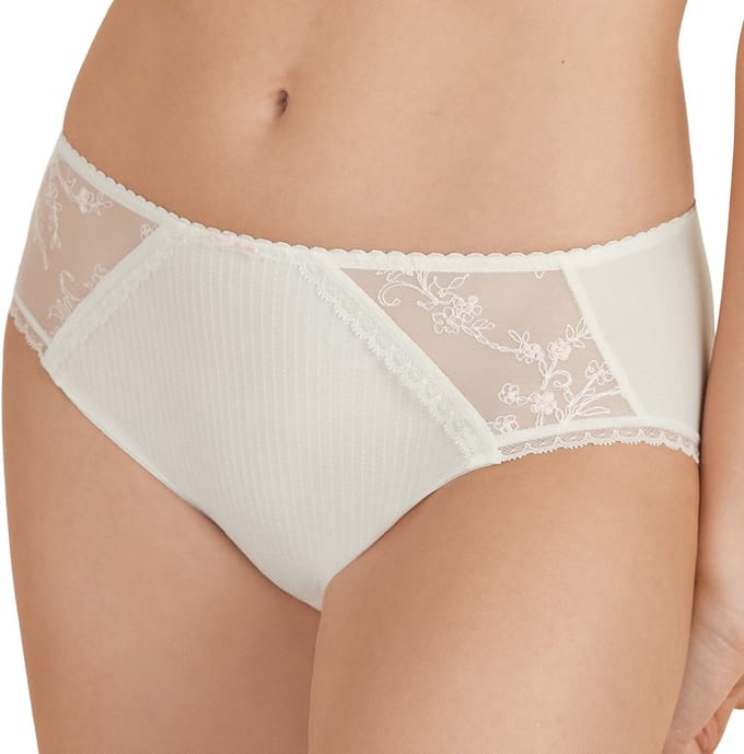 Conturelle Mille Fleurs Taille Slip 0813840 710 Cream - maat 48