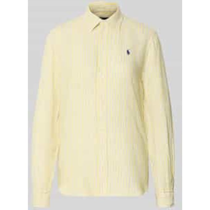 Overhemdblouse van puur linnen