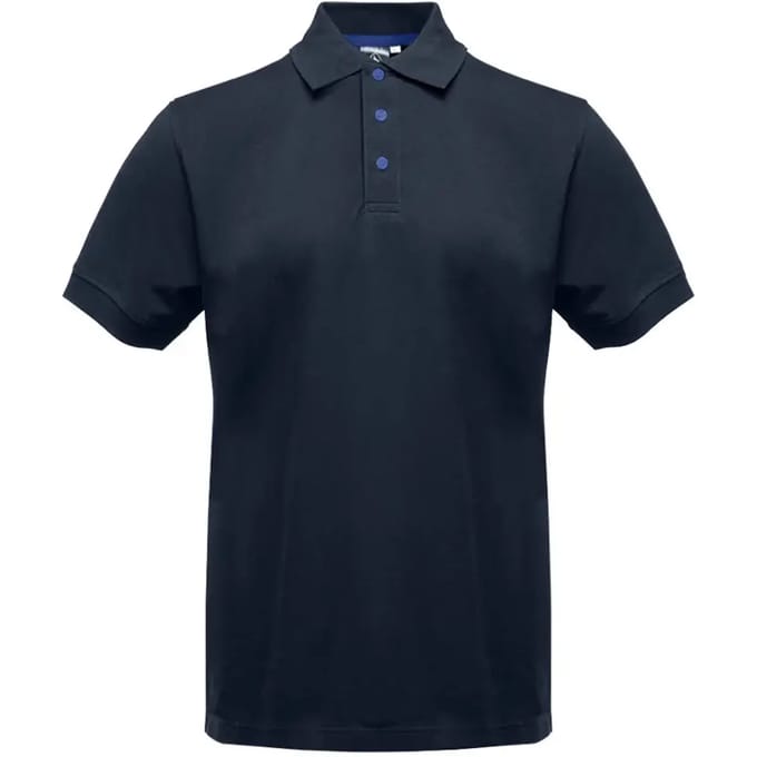 Polo met contrasterende knopen Pen Duick