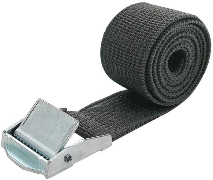 Vebics Spanband - 3 stuks - Spanband fiets - 300cm x20mm - Bindriemen - Zwart