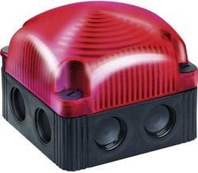 Werma Signaltechnik Signaallamp LED 853.110.60 853.110.60 Rood Flitslicht 230 V/AC