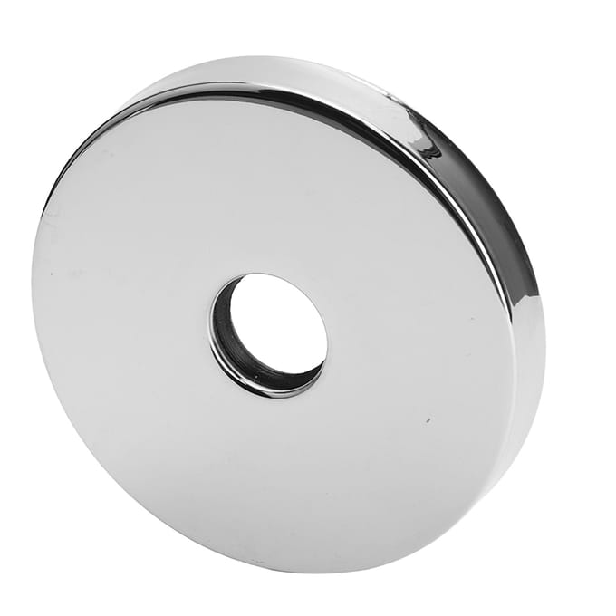 Grande Bride de Bras de Douche Acier Inoxydable 304 Plaque d'Écusson de Bras de Douche pour Remplacement de Tuyau G1/2in white