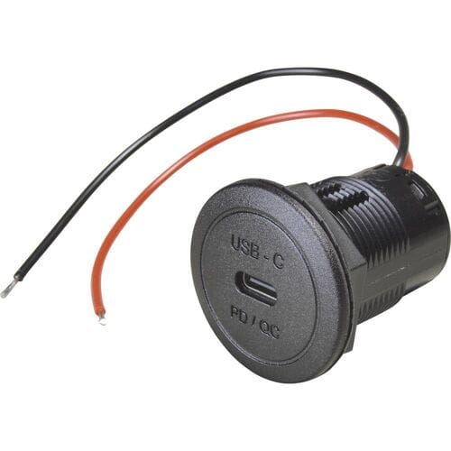 ProCar Power USB-C Einbausteckdose PD/QC EV o. LED max. 50 W Power USB-C inbouwstopcontact PD/QC EV of LED max. 50 watt Stroombelasting (max.): 3 A...