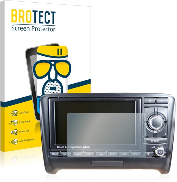 BROTECT - Screenprotector voor Audi A3 8P 2004-2012 RNS-E - Folie Beschermfolie Beschermglas matte