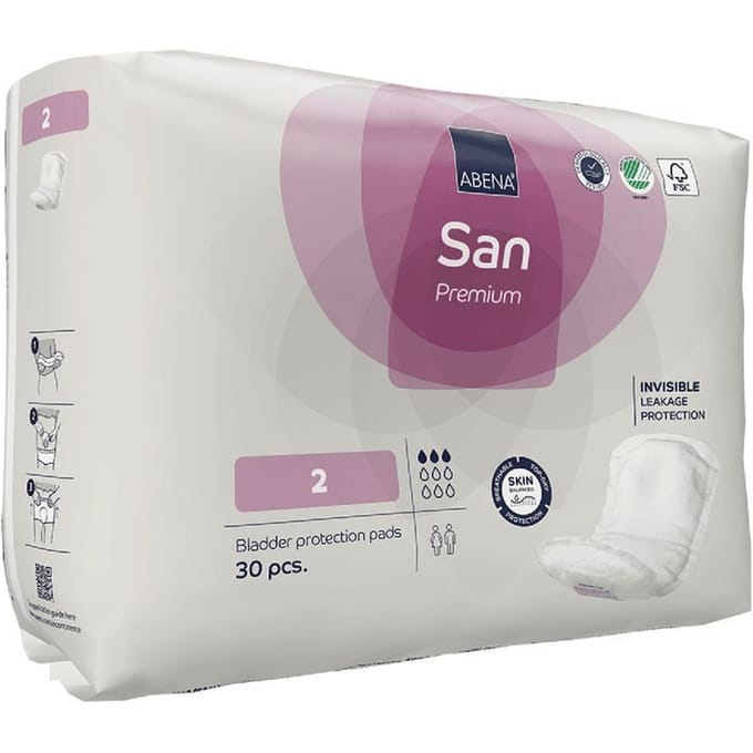 Abena San Premium 2 Anatomische Luier 30 Stuks