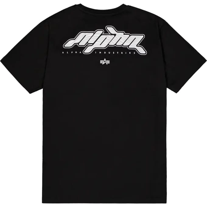 T-shirt Alpha Industries 3D Wavy Backprint