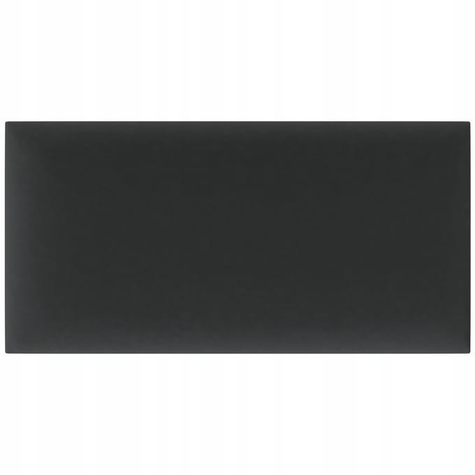 Stegu Duo Serie - Zwart Bekleed Paneel - 60x30 cm - Matte Staal Afwerking