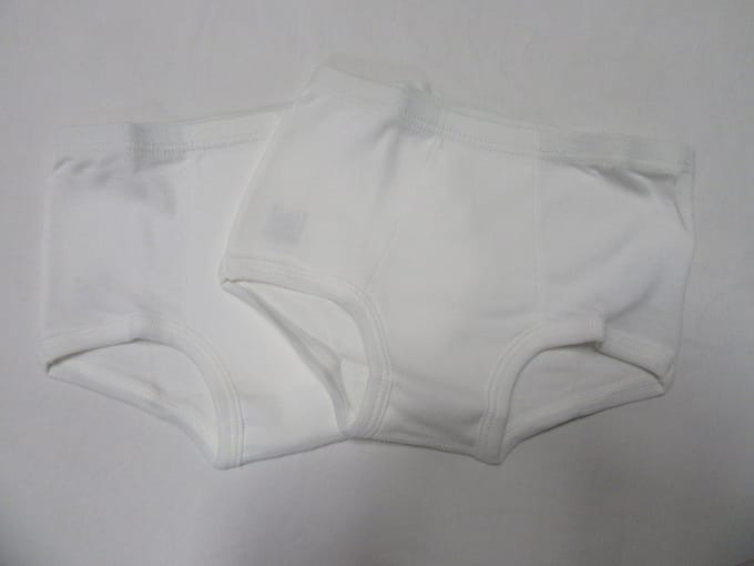 Petit Bateau - 2 pack - Onderbroek - Slip - Jongen - Wit - 8 jaar 126
