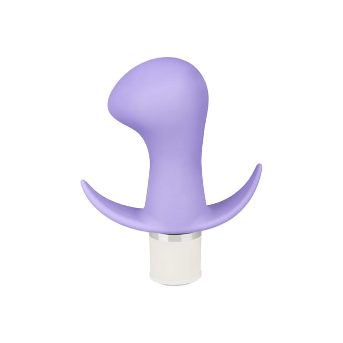 EIS, siliconen anale plug "Mr. T", 10 vibratieprogramma's, waterdicht, lila