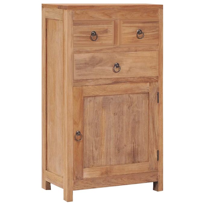 vidaXL - Dressoir - 50x30x90 - cm - massief - teakhout