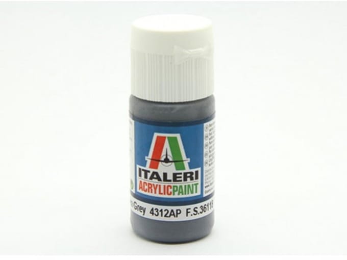 Italeri 4312ap - Flat Extra Dark Sea Grey - Modelbouwverf Acryl
