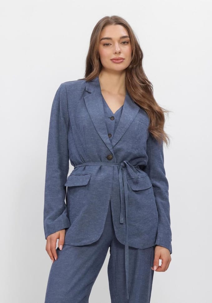 MSCH Copenhagen Mschviana Ginia Blazer Blazers Dames - Blauw - Maat M
