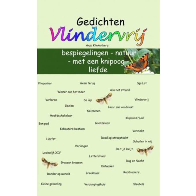 Gedichten Vlindervrij - AnjA E.C. Klinkenberg