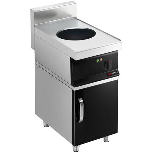 GGM Gastro Induktionswok - 3,5 kW - inkl. Unterbau mit 1 Tür