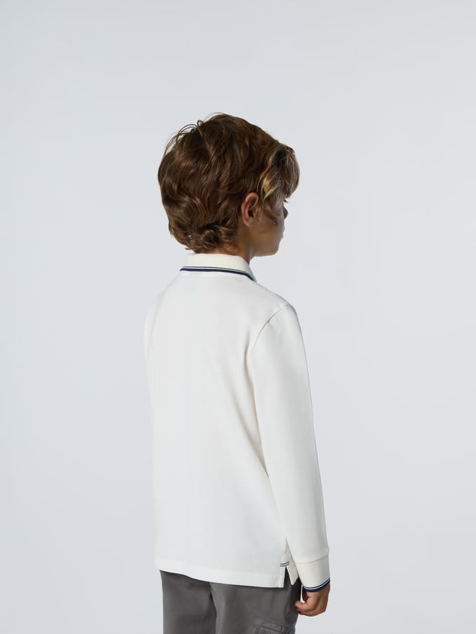 North Sails Polo Shirt Lange mouwen met kraagletters