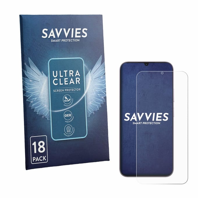 Savvies - Screenprotector voor realme C100i - Folie Beschermfolie transparant 18 Stuks