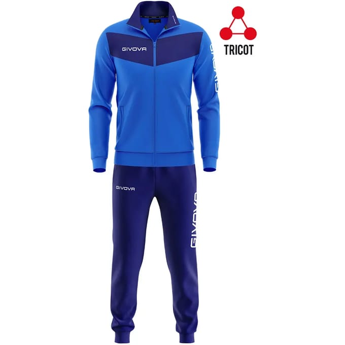 Givova Visa Trainingspak Blauw,Zwart M Man