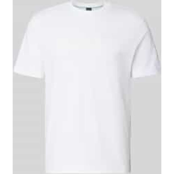 regular fit T-shirt van puur katoen model 'TS_STRUCTURE LOGO 1027473'