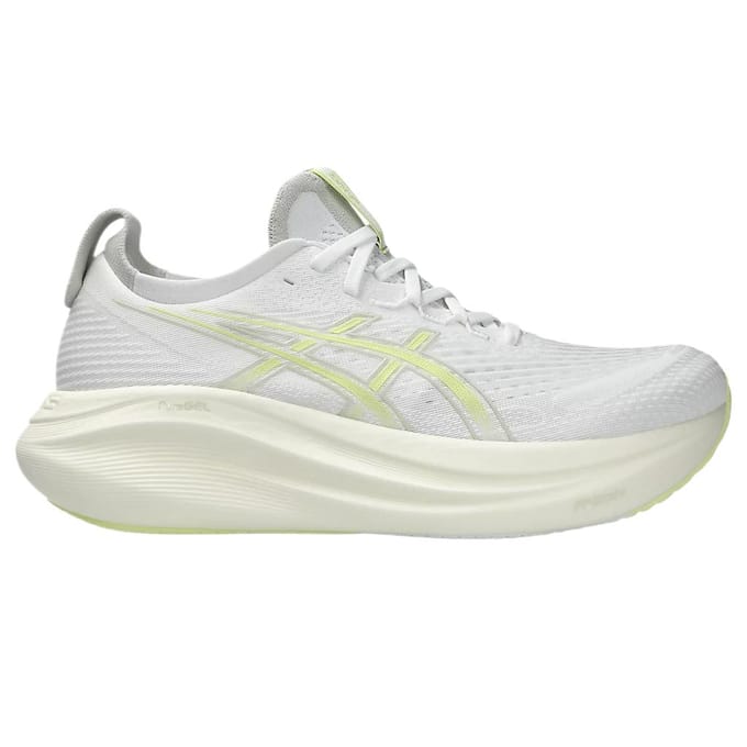 ASICS Gel Nimbus 27 Wit Huddle Geel Heren Sneakers 1011B958-101 46