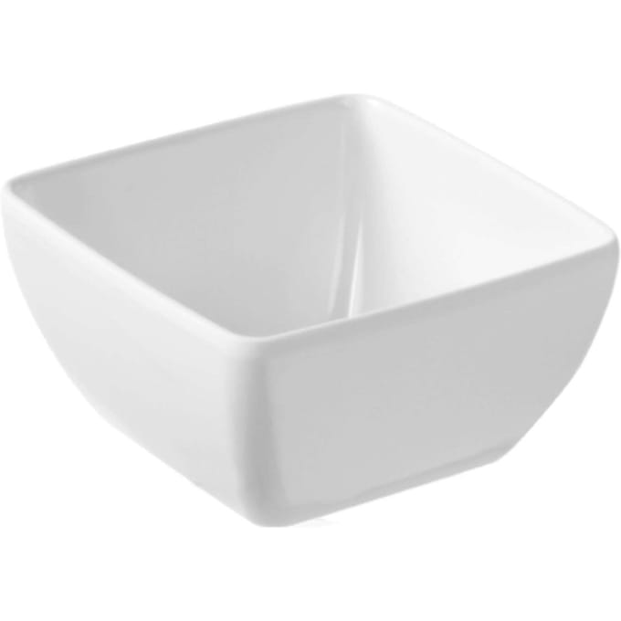 HENDI Vierkante kom – Stootvast en lichtgewicht – 190x190x100 mm – Wit