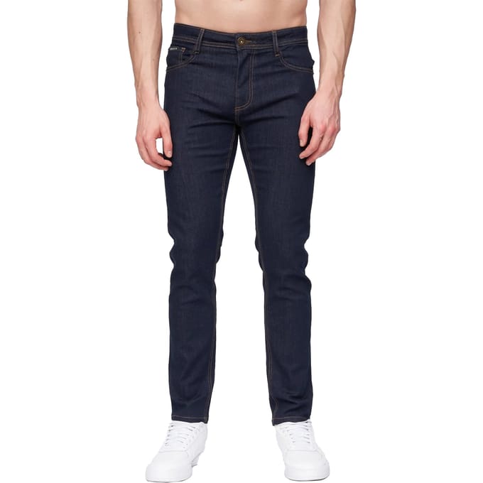 Henleys Heren Mayhen Slim Jeans (Rauwe was)