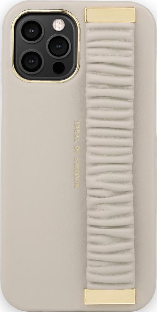 iDeal of Sweden Statement Case Top-Handle voor iPhone 12 Mini Ruffle Cream - Top-Handle