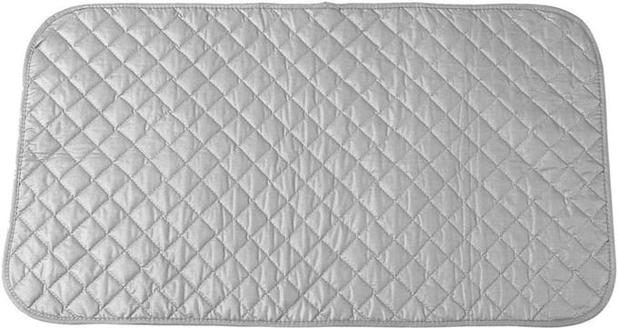 Strijkkussen - Strijkmat strijkdoek - Kleding strijken - Antislip onderkant - 48 x 85 mm - Grijs