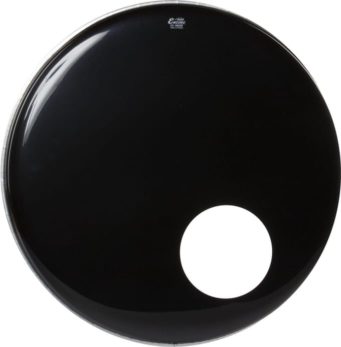 Remo ENCORE Ambassador Ebony 20" Bass Drum Reso - Bass drumvel