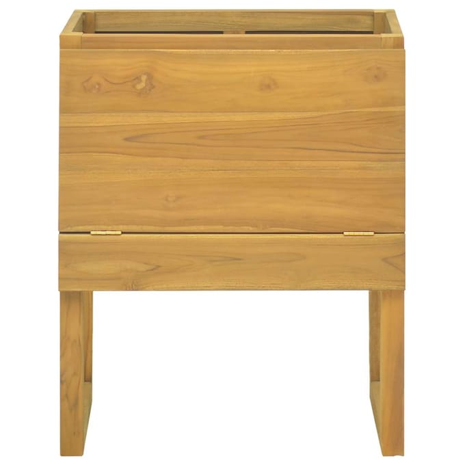 vidaXL - Badkamerkast - 60x40x75 - cm - massief - teakhout