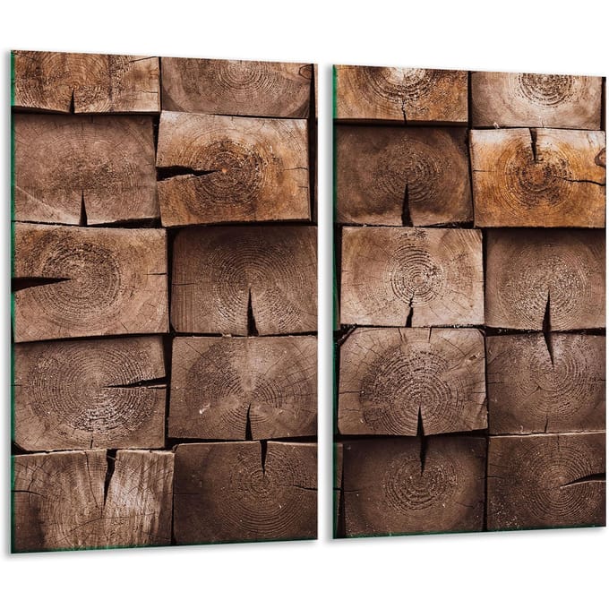 TMK ArtDeko - Snijplank - Glas - 2x 30x52cm - Inductiegeschikt