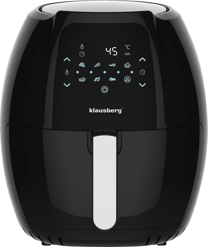 Klausberg 7495 - Heteluchtfriteuse XXL - 7.7L Family size  - Heteluchtfriteuse